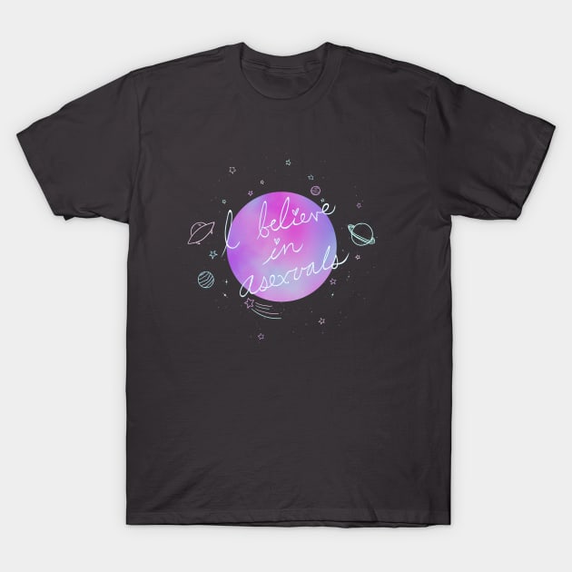 I believe T-Shirt by Cosmic Queers